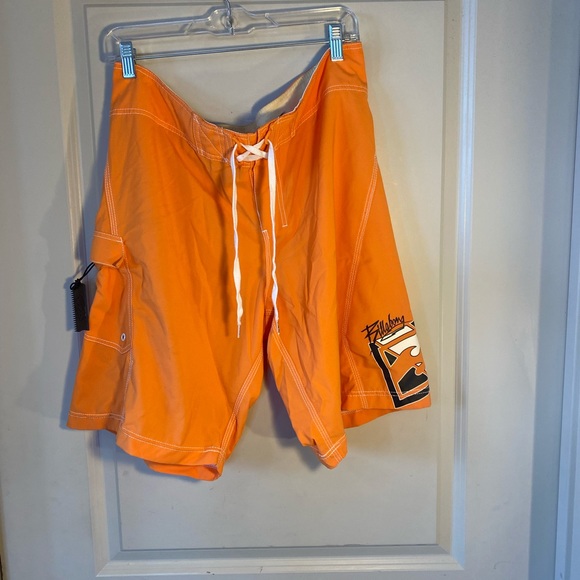 Billabong Quad Platinum X Stretch Orange Board Shirts, size 36 - Picture 8 of 10